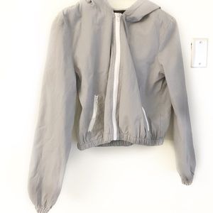 Forever 21 Cropped Zip-Up